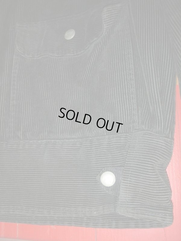 画像6: 1930'S EMBROIDERED BLACK CORDUROY A-1 SPORTS JACKET