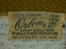他の写真1: 1950'S WICKBURY.LTD. SHAWL COLLAR WAFFLE ORLON KNIT SWEATER 