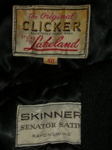 他の写真1: 1950'S LAKELAND CLICKER FARAOH COAT [BLACK] SZ/40 黒 ファラオ