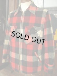 1940'S〜 HERCULES BUFFALO PLAID WOOL JACKET SZ/M