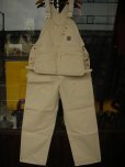 画像1: 1990'S DEADSTOCK CARHARTT CARPENTER OVERALLS W/APRON LOT/77FB 40X32 (1)