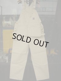 1990'S DEADSTOCK CARHARTT CARPENTER OVERALLS W/APRON LOT/77FB 40X32