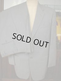 1950'S BOND CLOTHES FLECK WOOL GRAY SUIT SZ/38/W33X28