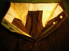 他の写真1: 1950'S DEADSTOCK FRUIT OF THE ROOM BROWN CORDUROY TROUSERS SIZE/16