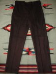 画像3: 1960'S〜 DEADSTOCK CLYDESDALE D.BROWN CORDUROY TROUSERS SIZE/36 (3)