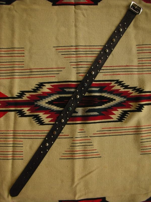 画像8: RAWHIDE STUDDED & JEWELED BELT LOT-106/ 1-3/4"[44MM] 