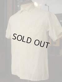 1950'S DEADSTOCK [ONE WASHED] WING'S BD COTTON SPORTS SHIRT SZ/S 