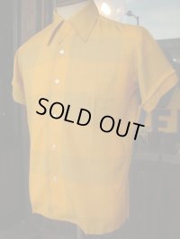 1960'S DEADSTOCK TOWNCRAFT PLUS PLAID RAYON SHIRT SZ/SMALL