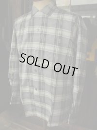 1950'S〜 DEADSTOCK ARROW PLAID COTTON SHIRT SZ/M