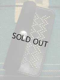 RAWHIDE STUDDED & JEWELED TRUCKERS WALLET LOT-504C NAVAJO MOUNTAIN RANGE 01