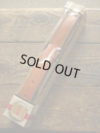 1950'S DEADSTOCK HICKOK SADDLE LEATHER BELT/W36
