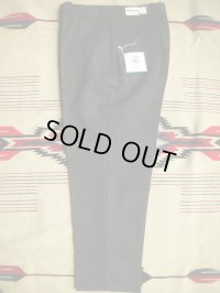 1950'S〜 DEADSTOCK BLACK SALT & PEPPER WHIPCORD TROUSERS W36 L29