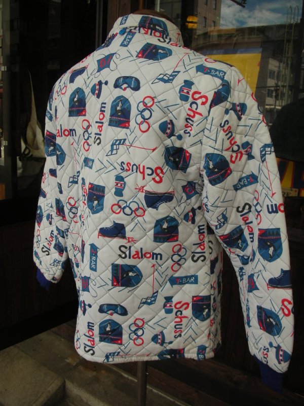 画像3: 1960'S DEADSTOCK POPART NYLON QUILTED SKI JACKET SIZE/16