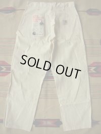 1970'S〜 DEADSTOCK CARHARTT W/KNEE WHITE PAINTER PANTS 72W 34X30 