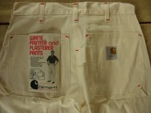 他の写真1: 1970'S〜 DEADSTOCK CARHARTT W/KNEE WHITE PAINTER PANTS 72W 34X30 