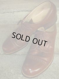 〜1950'S ARNOLD GLOVE GRIP CAP TOE DRESS SHOES SZ/7C/E 