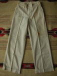 画像3: 1930'S DEADSTOCK BARTEL SIDE ADJUST BELTS COTTON STRIPE TROUSERS SIZE/27X29 (3)