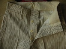 他の写真2: 1930'S DEADSTOCK BARTEL SIDE ADJUST BELTS COTTON STRIPE TROUSERS SIZE/27X29