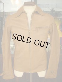 〜1940'S UNKNOWN GOATSKIN SPORTS JACKET SZ/34〜36  