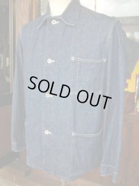1930'S〜 FREE LAND THREE POCKET COVERALL JACKET SZ42[実寸36]