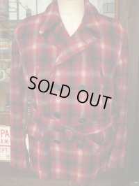 1940'S〜 FORTY BELOW DOUBLE BREASTED WOOL COAT SZ/42