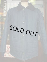 1970'S UNKNOWN QUILTING PUFFY LINED DENIM WORK JACKET/L 