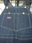 画像4: 〜1970'S DEAD OSH KOSH KICKORY INDIGO DENIM OVERALLS 44X31 (4)