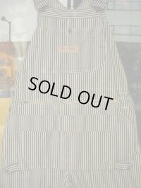 1980'S　DEADSTOCK  BIG MAC EXTRA STRIPE OVERALLS W/APRON 38X30 