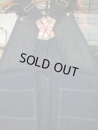 1960'S DEADSTOCK WASHINGTON DEE CEE LOWBACK DENIM OVERALLS SZ/38X29