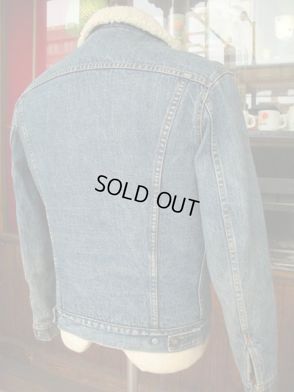 画像3: 1970'S LEVI'S SHERPA LINED INDIGO DENIM JACKET　SZ/38 