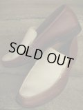 1950'S REGAL TWO TONE  SLIP ON VAMP SHOES 8-1/2D