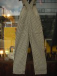 画像3: 1960'S　DEADSTOCK  BIG BUCK HICKOLY STRIPE OVERALLS W/APRON 34X30  (3)