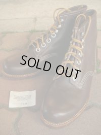 1970'S GEORGIA BOOT CORK SOLE WORK BOOTS SZ/7.5E