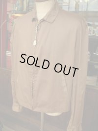 1950'S DEADSTOCK TURN ABOUT BY BIG YANK COTTON POPLIN DRIZZLER JACKET SZ/L