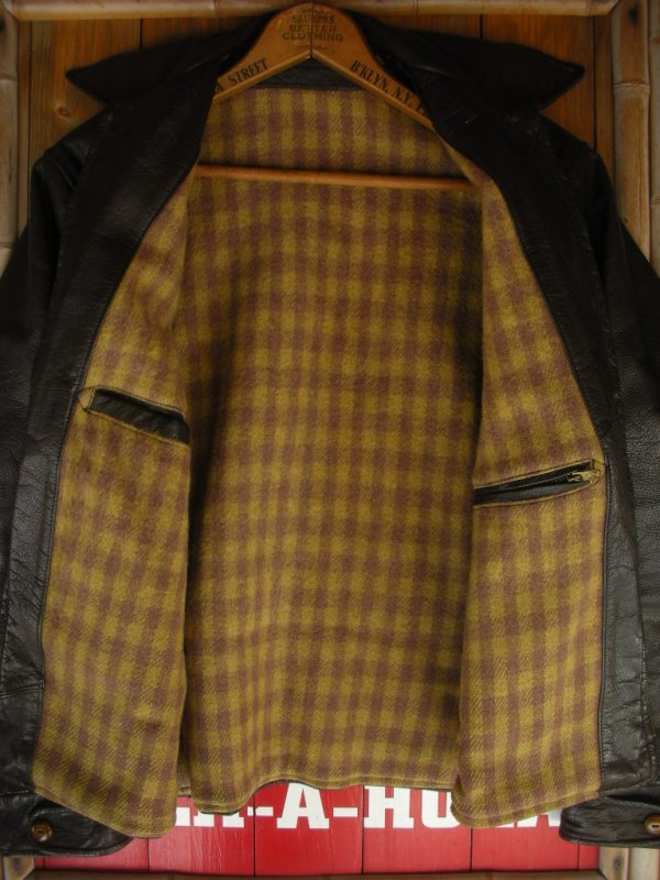 画像7: 1940'S UNKNOWN GOATSKIN SPORTS JACKET SZ/36  