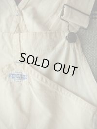 1950'S HERCULES WHITE PAINTER OVERALLS 34X33