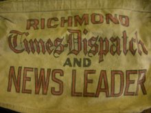 他の写真1: 1960'S〜 RICHMOND TIMES-DISPATCH AND NEWS LEADER NEWSPAPER BAG