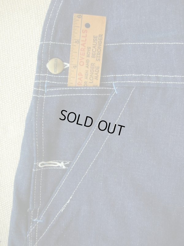 画像8: 1950'S DEADSTOCK HERCULES 9OZ DENIM BIB OVERALLS SZ/48X36