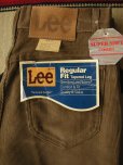画像1: 1980'S DEADSTOCK LEE CORDUROY PANTS Lot200-3723/L,BROWN/30X36 (1)
