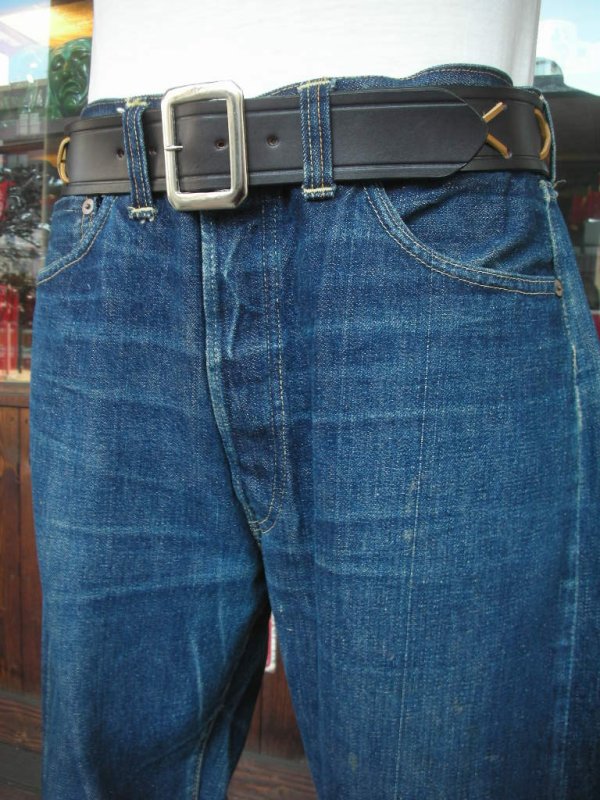 画像8: RAWHIDE THE WILD ONE JOHNNY 乱暴者マーロンブランド LACE BELT LOT-100/ 1-3/4"[44MM] 