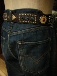 画像9: RAWHIDE STUDDED & JEWELED BELT LOT-111/ 1-3/4"[44MM] 