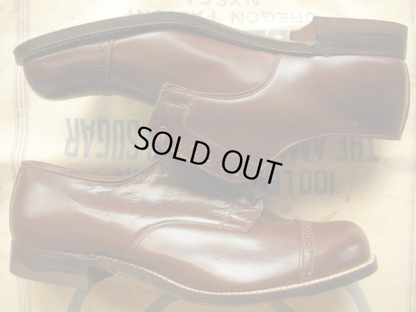 画像10: 1940'S DEADSTOCK FAITH FUL BALLROOM CAP TOE DRESS SHOES SZ/8EEEE 