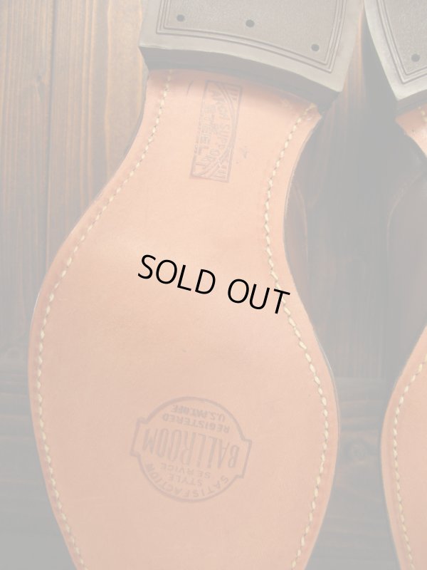 画像8: 1940'S DEADSTOCK FAITH FUL BALLROOM CAP TOE DRESS SHOES SZ/8EEEE 