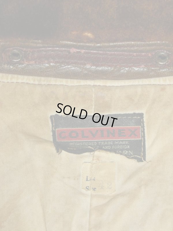 画像6: 1940'S WWII COLVINEX M456 SUIT CUSTOMIZED JGOATSKIN ACKET SZ/42