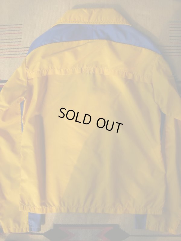 画像4: 70S米国製ビンテージNIKEナイロンープルオーバー黄X青/XS〜S