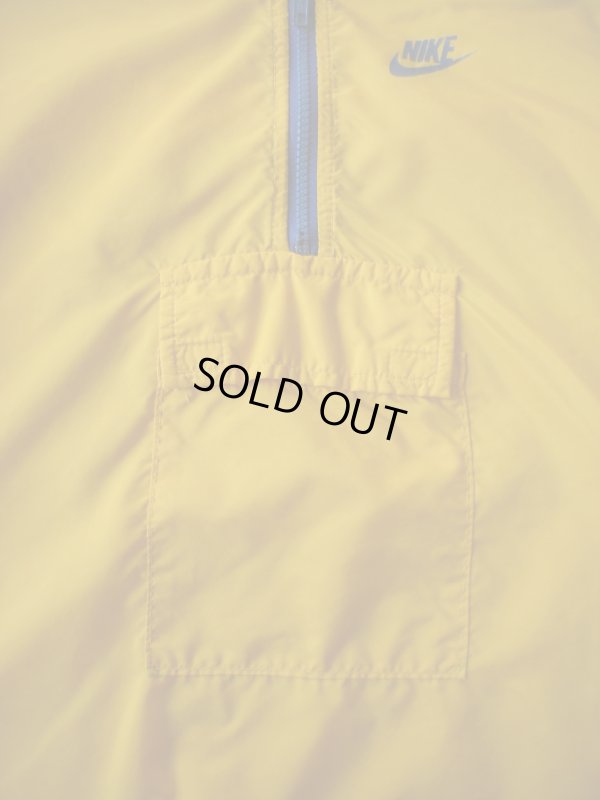 画像3: 70S米国製ビンテージNIKEナイロンープルオーバー黄X青/XS〜S