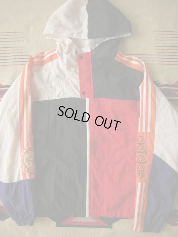 画像5: 80S〜 ADIDASアディダスフード付きナイロンジャケット/SMALL