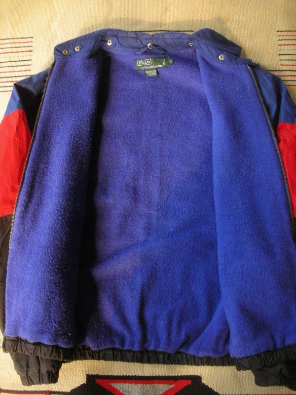 画像8: 80S〜RALPH LAURENフリースライニング3トーンコットンジャケット/S位