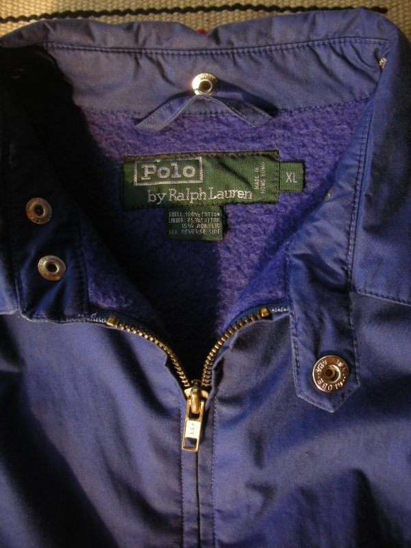 画像7: 80S〜RALPH LAURENフリースライニング3トーンコットンジャケット/S位