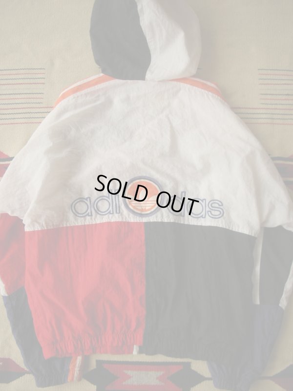 画像6: 80S〜 ADIDASアディダスフード付きナイロンジャケット/SMALL